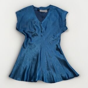 Victoria's Secret‎ Women's lingerie VTG Gold Label Dark Teal Small Romantic Sexy